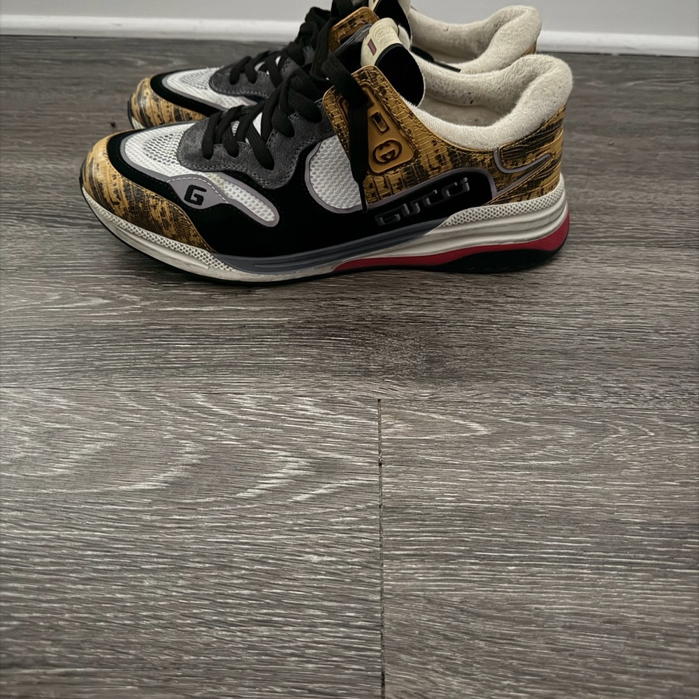 Gucci Black and Gold Men's Sneakers